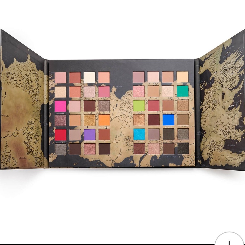 Revolution X Game of Thrones Westeros Map Palette, Game of Thrones Eyeshadow